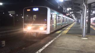 常磐線E501系K-704編成(更新車)いわき駅発車