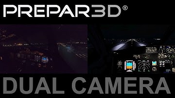 P3Dv4 - REAL vs. P3D | DUAL CAMERA VIEW