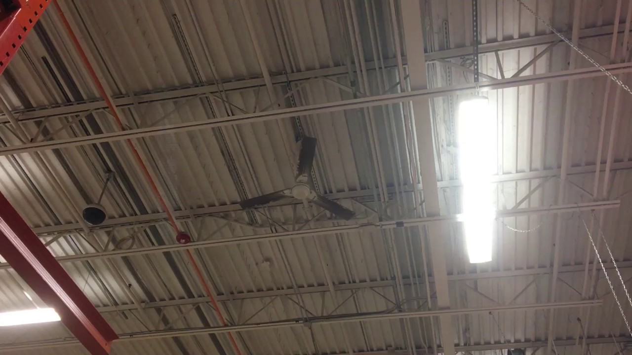 2 Dayton/Marley industrial ceiling fans at Home Depot (back area ...