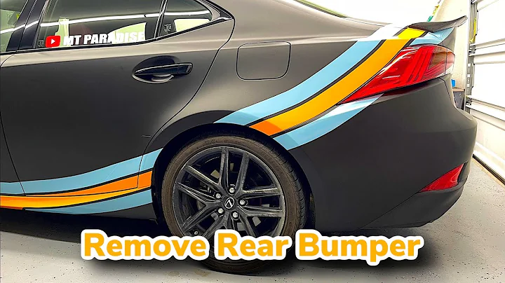 How To Remove 2014-2021 Lexus IS Rear Bumper