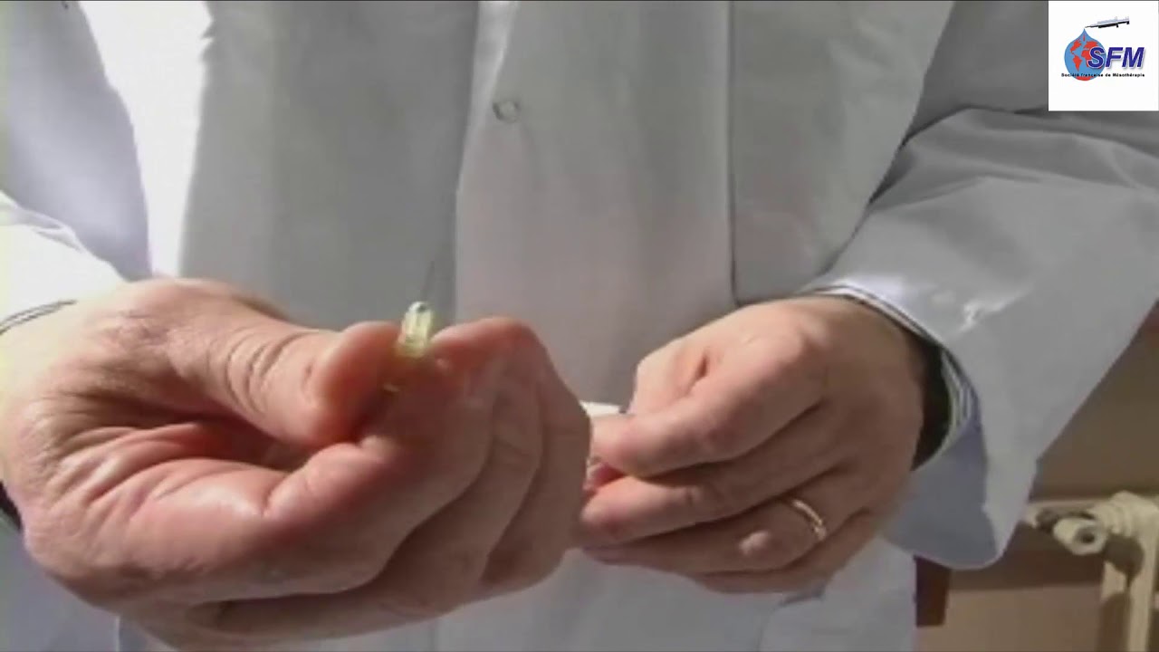 Mesotherapie Materiel seringue pistolet injection   Docteur Medecin Mesotherapeute   SFM