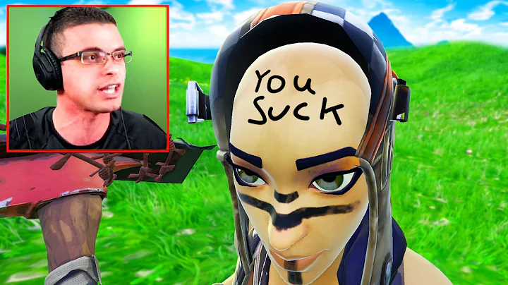 105 Times YouTubers Were TROLLED by Fortnite!