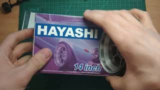Диски для авто 1:24 #1 hayashi 14inch aoshima
