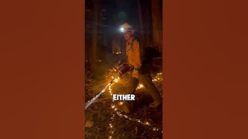 Fire Fighting with Fire. How Firefighters Prevent a Big Fire!