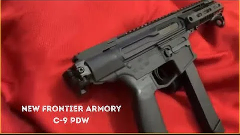 AR9 with no buffer tube? New Frontier Armory C-9 PDW Pistol