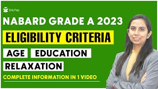 Eligibility Criteria For Nabard Grade A 2023 Age Limit & Educational Qualification For Nabard 2023