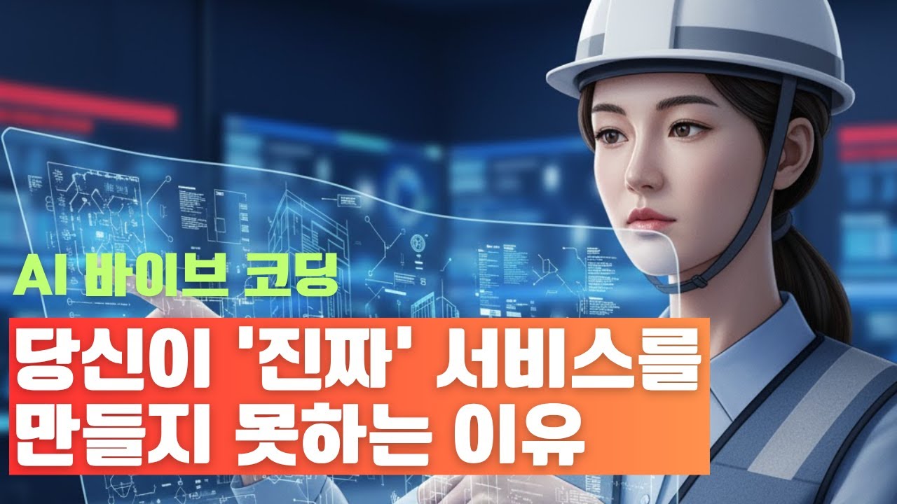 바이브 코딩, 당신이 '진짜' 서비스를 만들지 못하는 이유