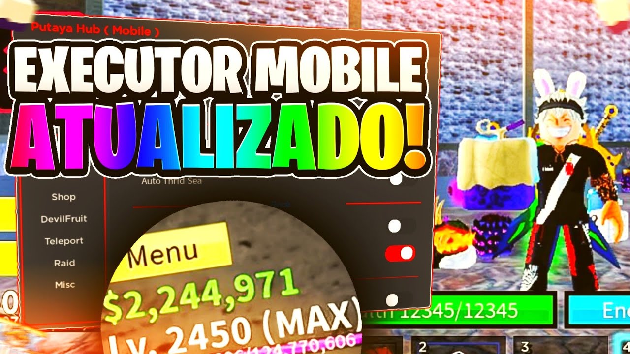 SAIU!!😱 SCRIPT e EXECUTOR PARA ROBLOX BLOX FRUITS - AUTO FARM (MOBILE E PC)  NOVA ATUALIZAÇÃO 🔥 