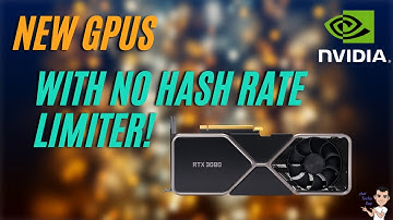 New NVIDIA RTX-30 Series Cards with NO Mining Limiter!