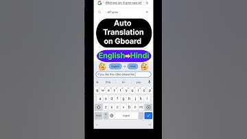 Auto Translation on Gboard Keyboard ✅English to Hindi & Hindi to English ✅ Android tricks #viral