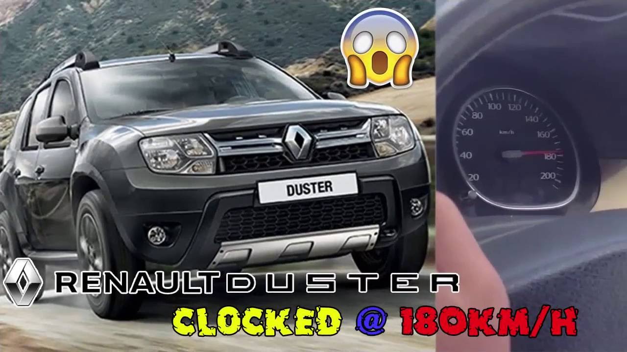 Renault Duster clocked @ 180 kmph (180km/h) Top Speed