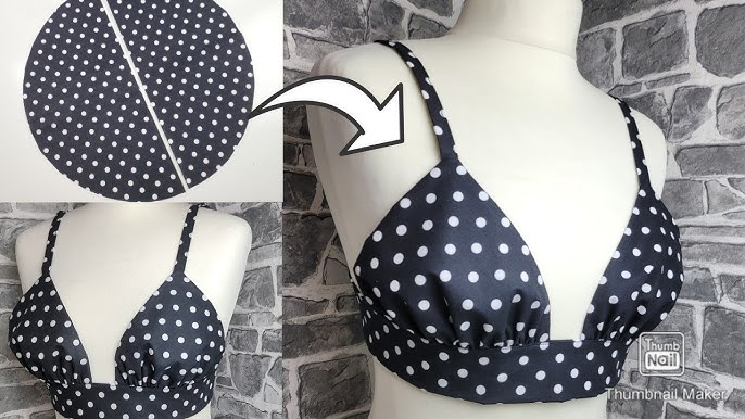 DIY Bralette Top with ANKARA PRINT FABRIC. How to sew a bralette