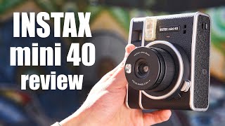 Fujifilm INSTAX Mini 40 REVIEW vs Mini 11：BESTインスタントカメラとチュートリアル