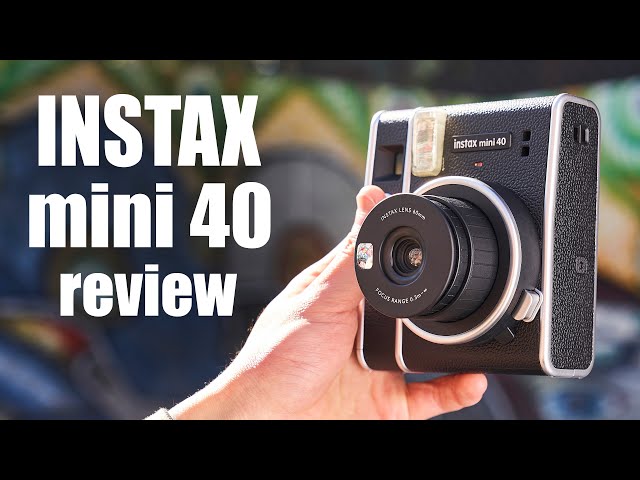 Fujifilm INSTAX Mini 40 REVIEW vs Mini 11: BEST Instant camera and tutorial  - YouTube