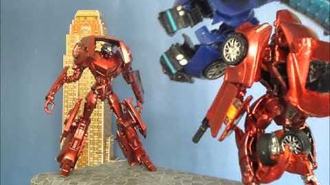 Transformers Age of Extinction stop motion: Drift
