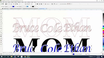 Corel Draw Tips & Tricks Word in a Word to Engrave
