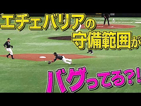 【激バグ】エチェバリア『守備範囲ヤバイ!守備範囲ヤバイ!』