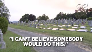 Cemetery Vandalized: Dozens Of Headstones, Statues Toppled