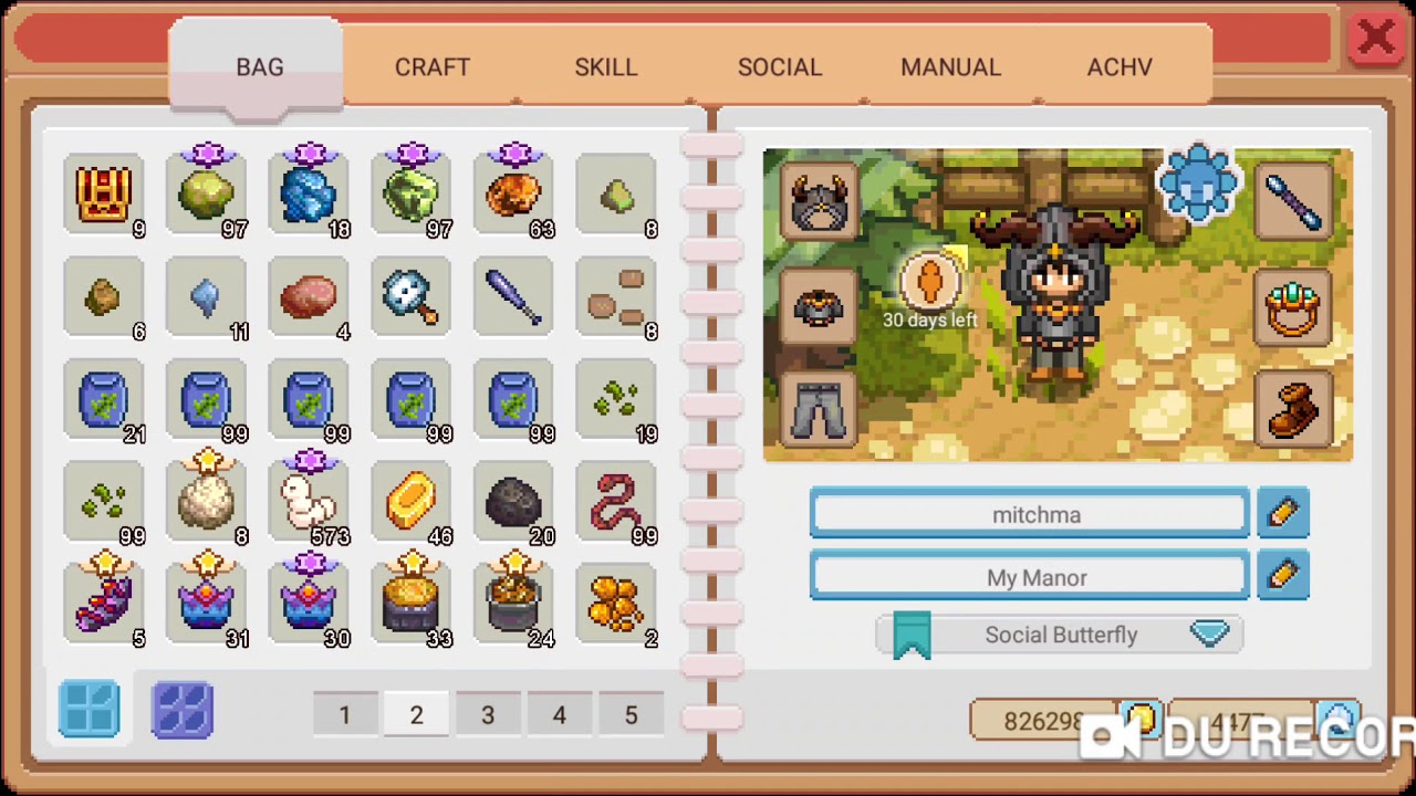 Let's Play Harvest Town! guide on taking out OC floor 79 boss