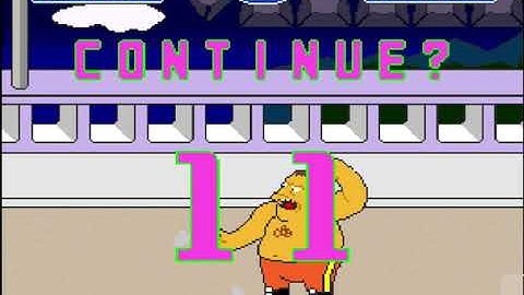 The Simpsons (Arcade) Game Over