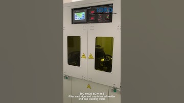 SIIC-M025-ECW-IR-S filter cartridge end cap infrared welder welding video