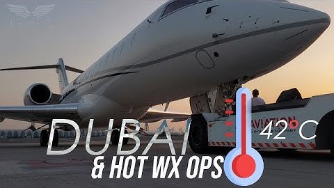 Global Express - Hot Weather Ops in Dubai, UAE - 4K [With ATC Audio]