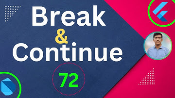 Dart Break and Continue | Dart Tutorial for Flutter in Bangla