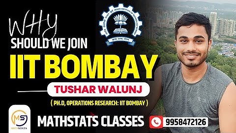 why should we join IIT Bombay M.Sc- Phd Operation Research ? Part-2 | Mathstats  @8810409392