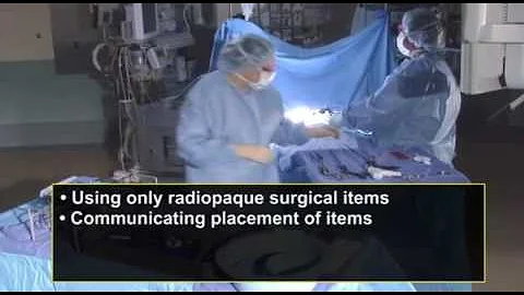 Guideline Essentials – Prevention of Retained Surgical Items: Surgeon And 1st Assist