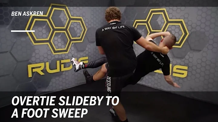 Overtie Slideby to a Foot Sweep: Wrestling Moves w...