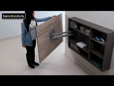 Mueble television giratorio 08 youtube Muebles para televisor y equipo de sonido modernos