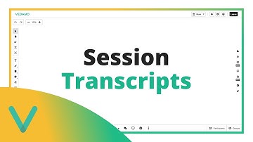Transcripts in the VEDAMO LMS