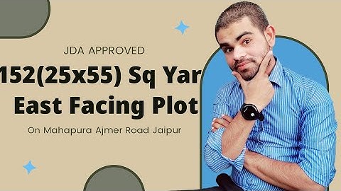 152 Sq Yard JDA Approved East Facing Plot On Ajmer Road Mahapura Jaipur ! Plot in Jaipur