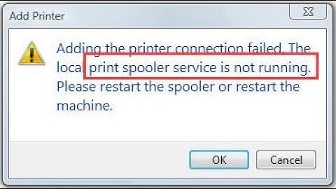 How To Fix Print Spooler Service Is Not Running In Windows 7