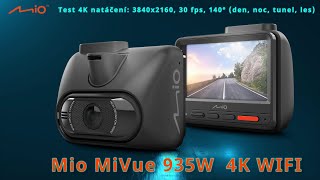 4K | TEST 4K #autokamery #Mio MiVue 935W | natáčení: den, město, proti slunci, v noci, les, dálnice