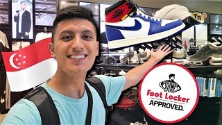 FIRST TIME SHOPPING at FOOT LOCKER in ASIA Jewel Changi Airport Mall VLOG