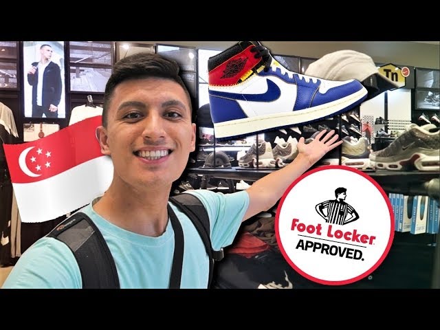 FIRST TIME SHOPPING at FOOT LOCKER in ASIA! (Jewel Changi Airport Mall  VLOG) - YouTube