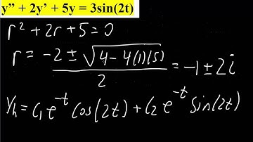DiffEQ: Second Order Non-Homogeneous Method of Undetermined Coefficients (Step by Step)