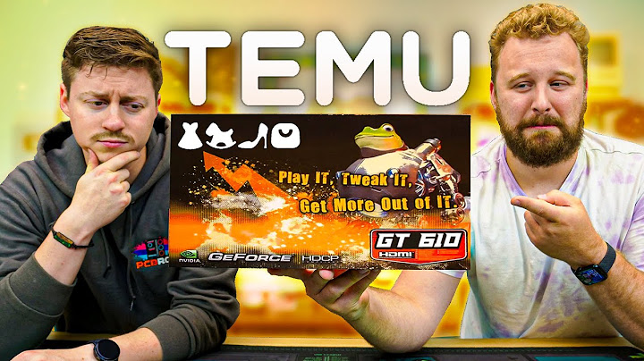 We Bought a Graphics Card From TEMU...