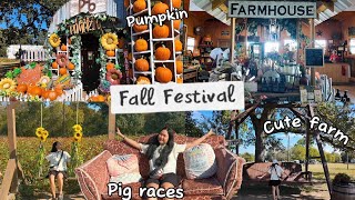 Vlog 33 | Best fall festival in Houston | P-6 farm | cute and fun farm with lots of attractions