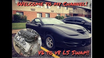 Firebird V6 to Trans Am V8 LS SWAP!! Pt.1