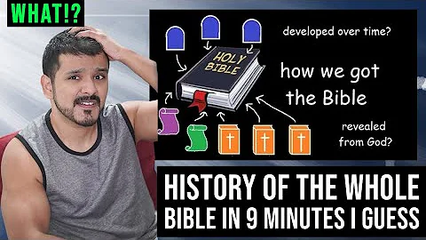 History of the WHOLE Bible in 9 minutes I guess… reaction