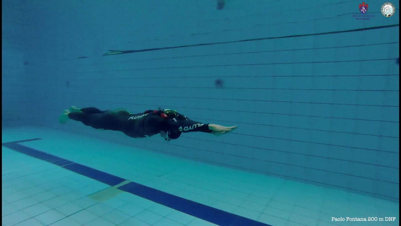 Paolo Fontana 200 DNF National Record underwater video