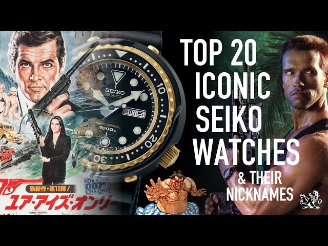 Top 20 Iconic Seiko Watches Of All Time & Their Nicknames (Under $1k) -  YouTube
