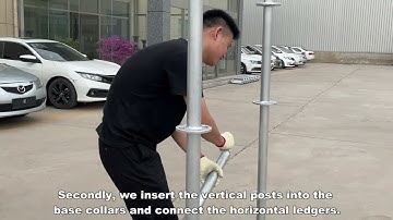 How to build ringlock scaffold system？