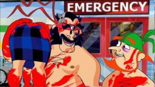 Scottish Ninjas - Emergency Room Visit (Funny & Bloody Cartoon!)