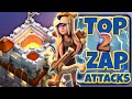 Most powerful Zap Attack strategies for TH11! Zap Laloon &amp; Zap Witches | Clash of Clans