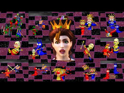 BATTLE CHESS 4000 GOK RED VS BLUE  movie HD(world's longest battle chess video with ALL fatalities)