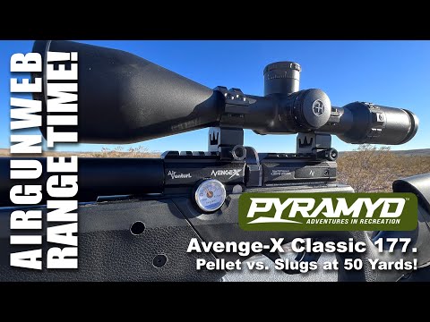 Avenge-X Classic .177 - JSB Pellets vs. Slugs - Which will win in our 50 Yard Tests?