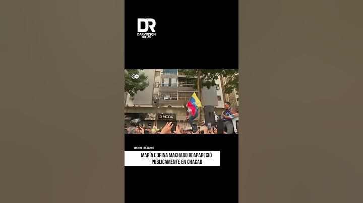 María Corina Machado reapareció tras 133 días en la clandestinidad
